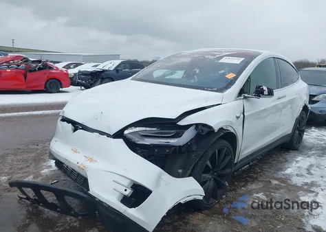 2020 Tesla Model X Performance Dual Motor All-Wheel Drive from USA, damaged, VIN 5YJXCBE41LF242119